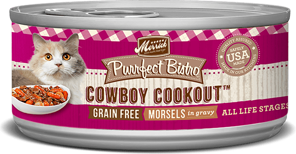 Merrick Purrfect Bistro Grain Free Morsels Cowboy Cookout